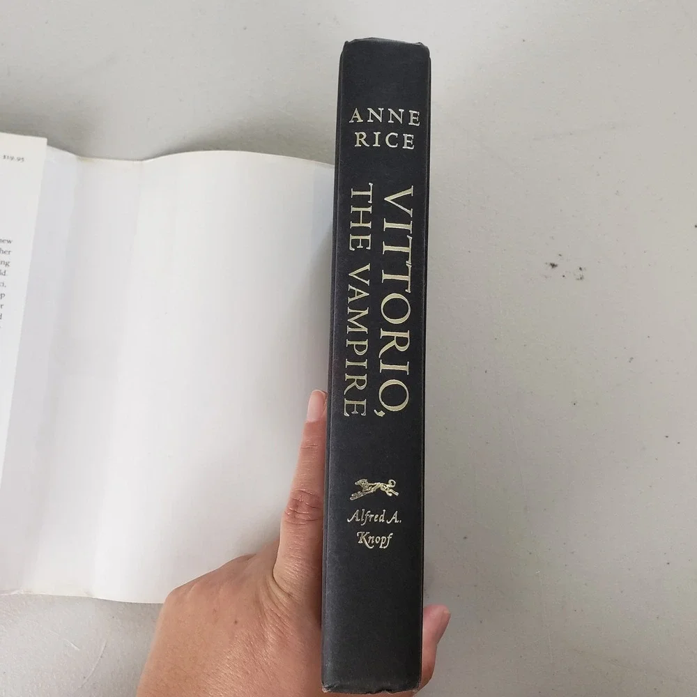 Vittorio the Vampire Anne Rice 1999 First Trade Edition Hardcover Horror Novel